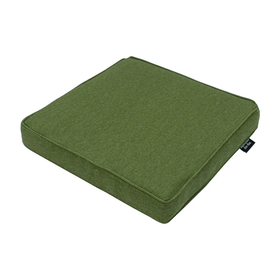 Madison - Zitkussen Moss green canvas eco  - Ca. 40x40 cm - Set van 4