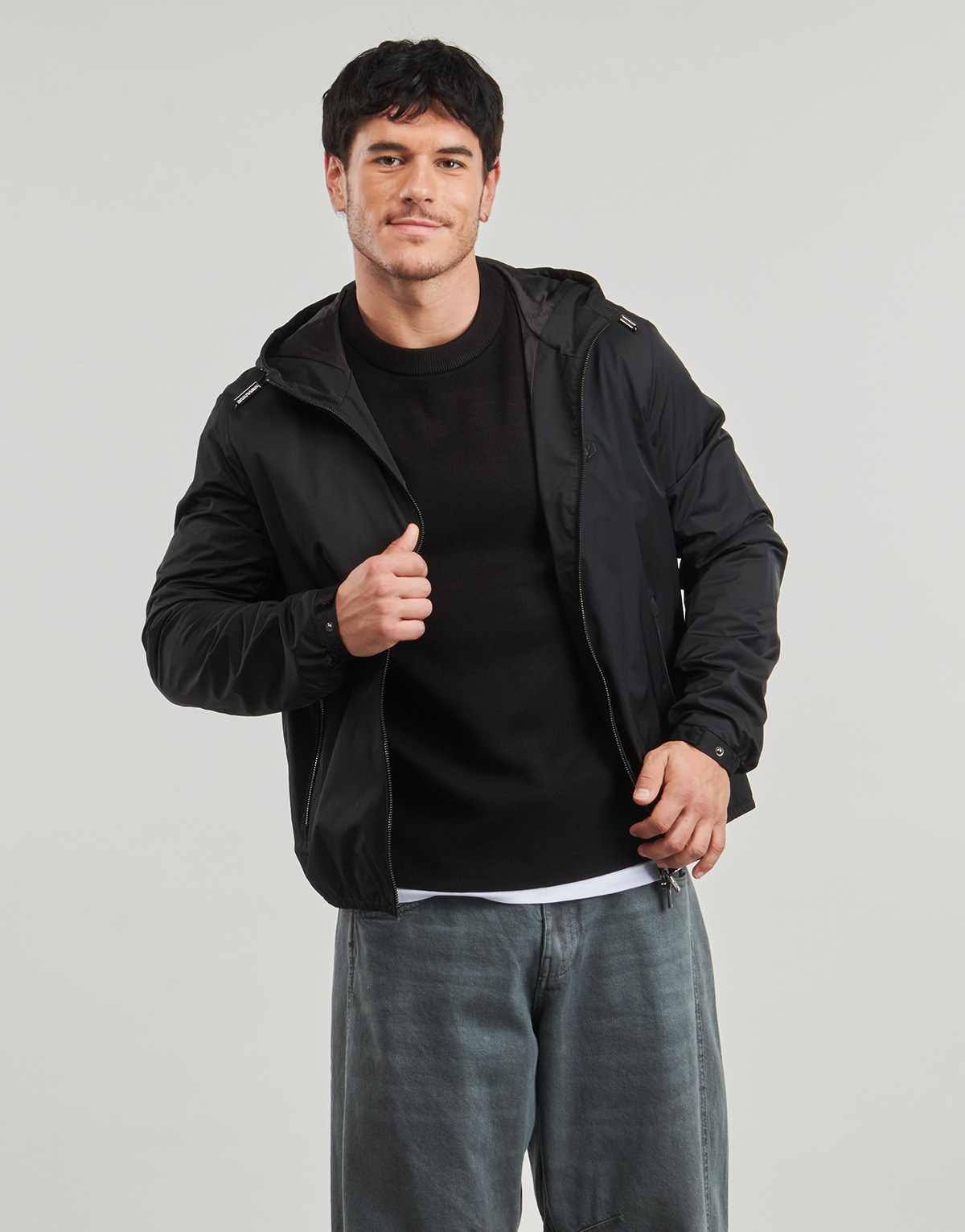Emporio Armani - BLOUSON JACKET - Black