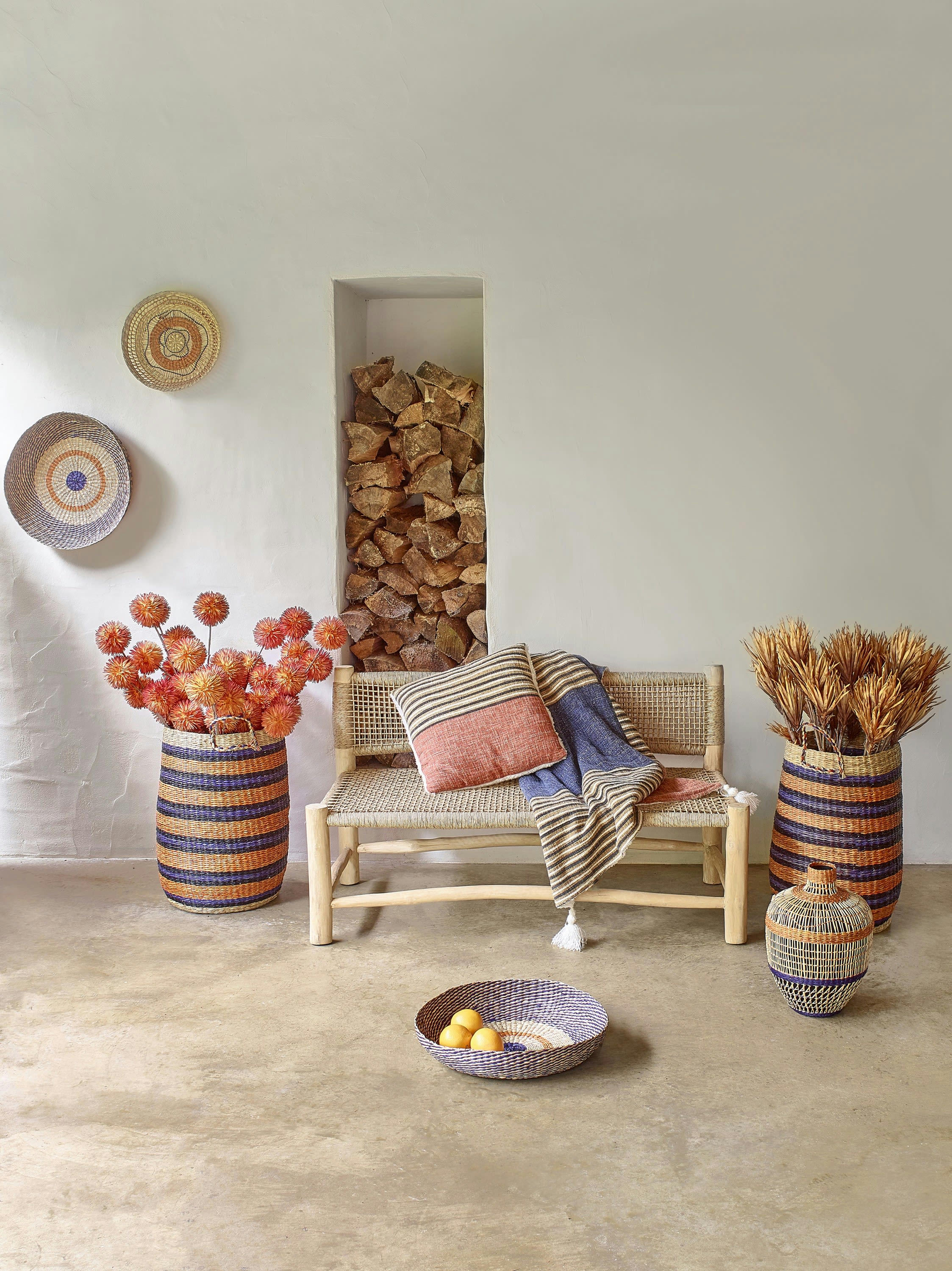 TOUDOU - Coussin en coton multicolore