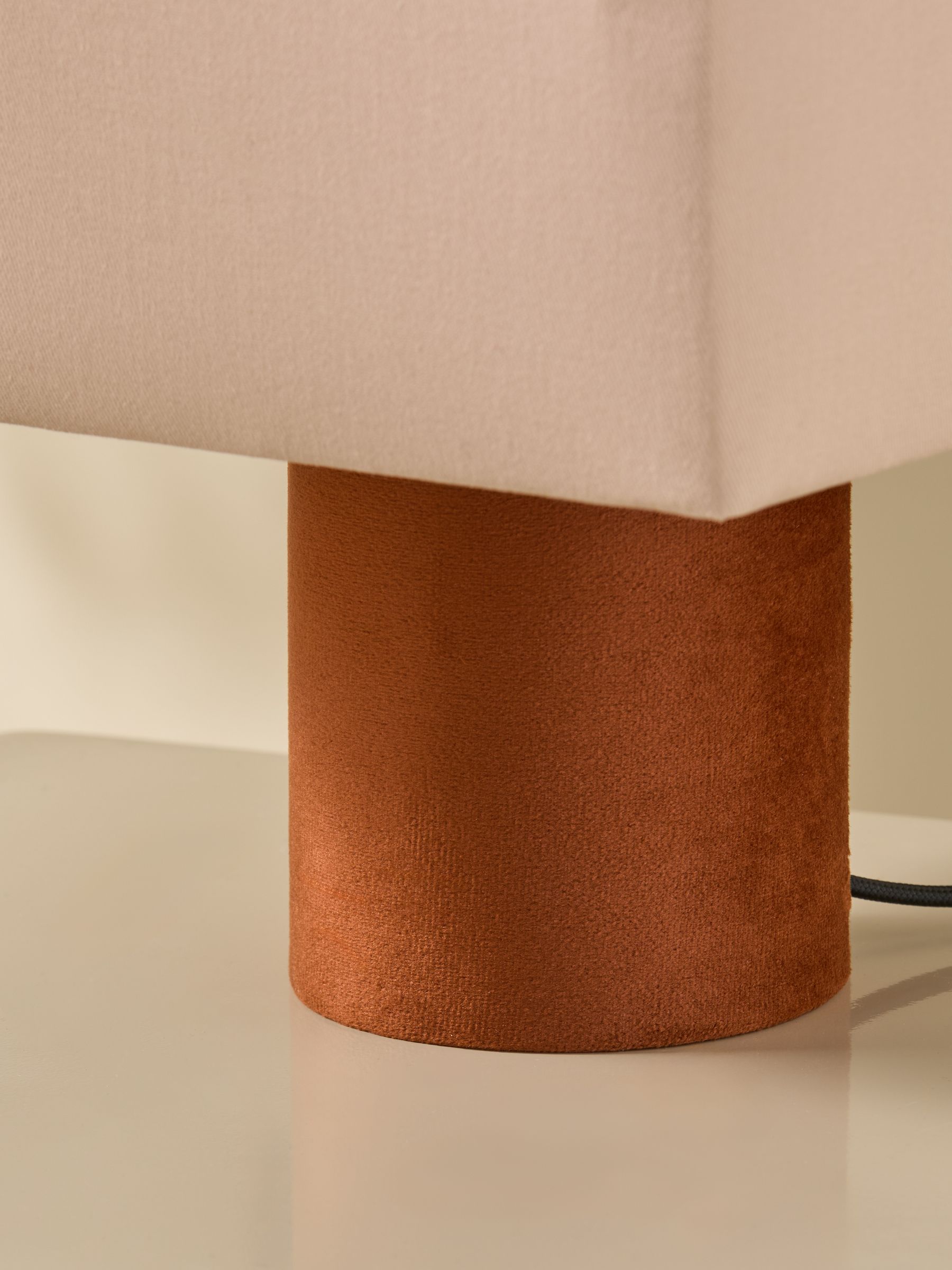 Tiana Table Lamp in Cream/Rust
