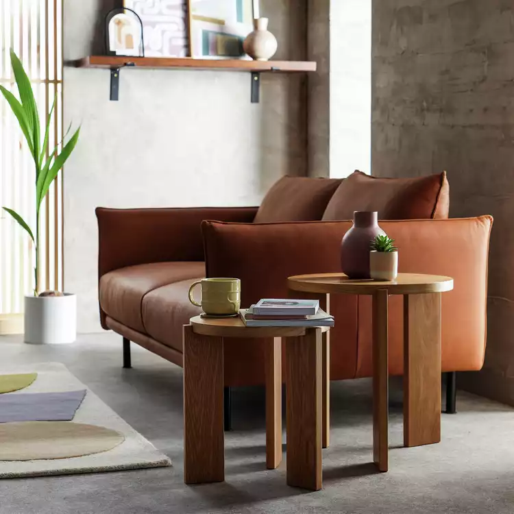 Habitat Xylo Nest of 2 Tables - Natural