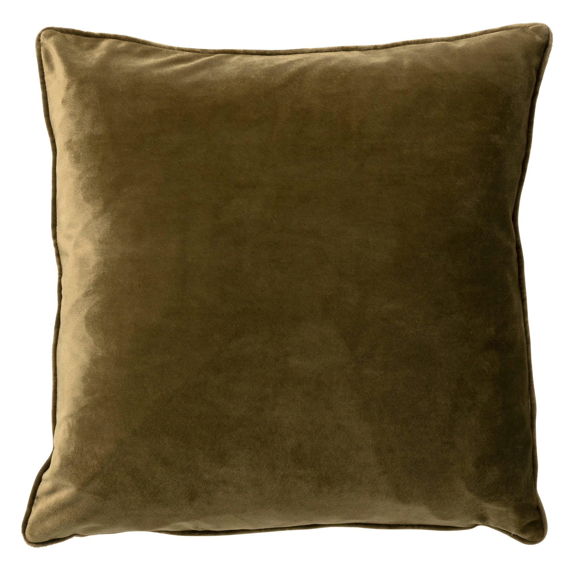 - Housse de coussin vert en velours-45x45 cm uni