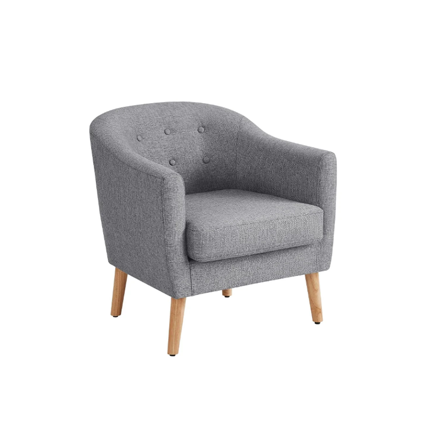 Accent Fabric Tub with Upholstered Cushion