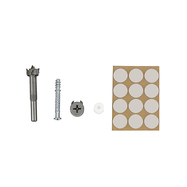 Foret Forstner Ø15 mm avec kit d’assemblage Diall pour montage de meubles
