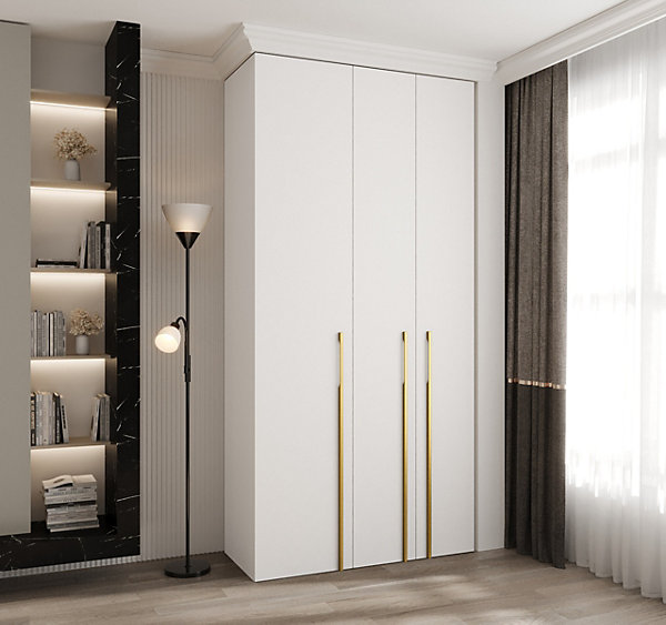 Armoire Como 3 a portes battantes H. 245 x L. 120 x P. 50, 3 portes