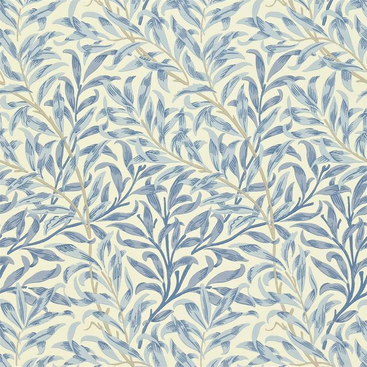 Morris & Co. Willow Bough Blue Floral Wallpaper