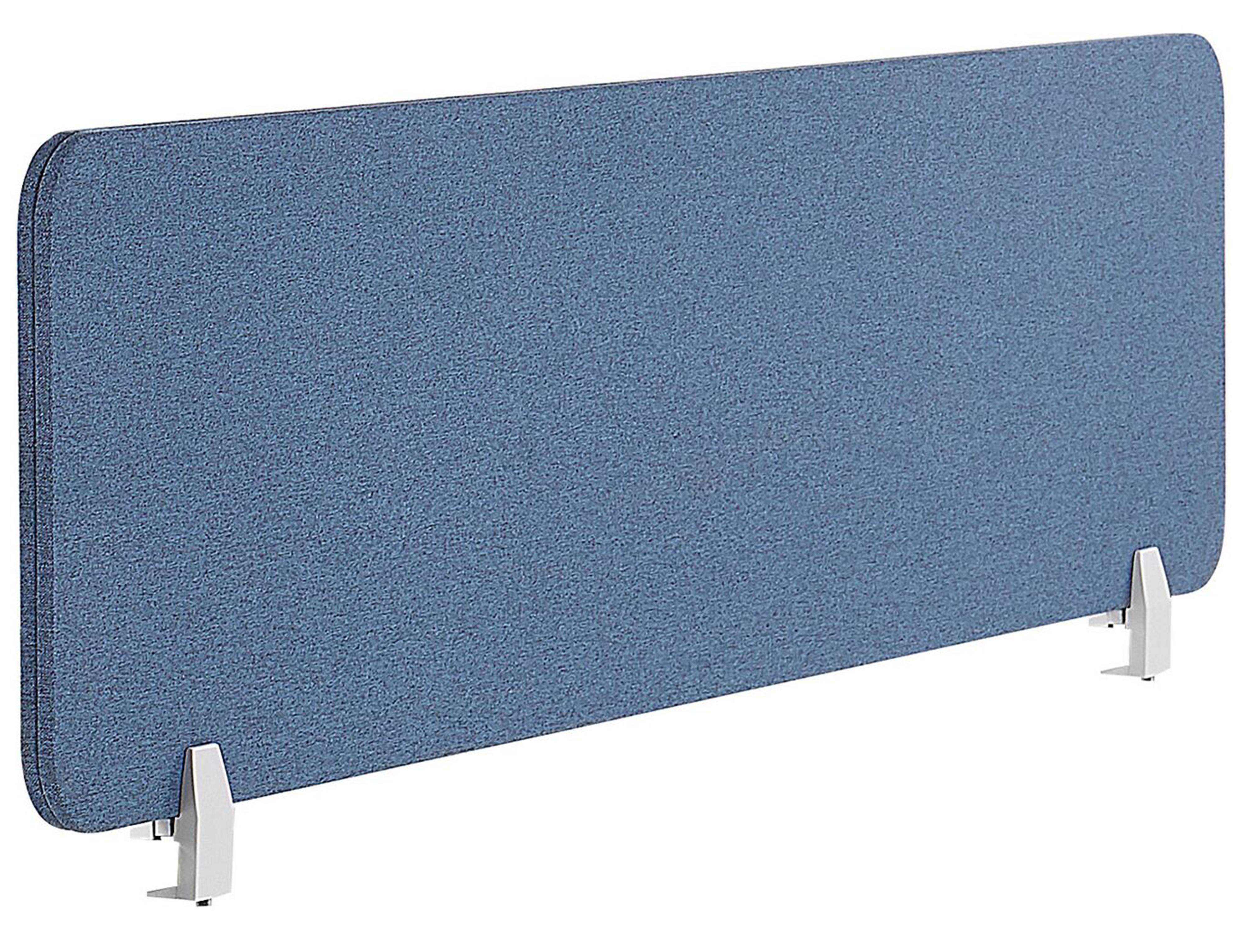 Desk Screen WALLY 130 x 40 cm Blue