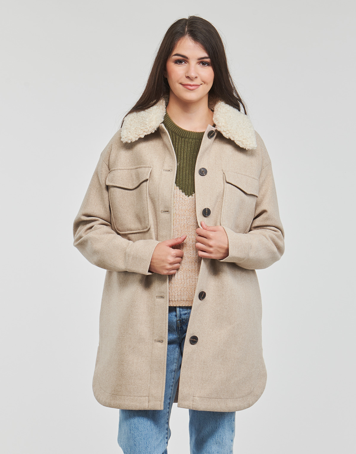 Vero Moda - VMOLLIE - Beige