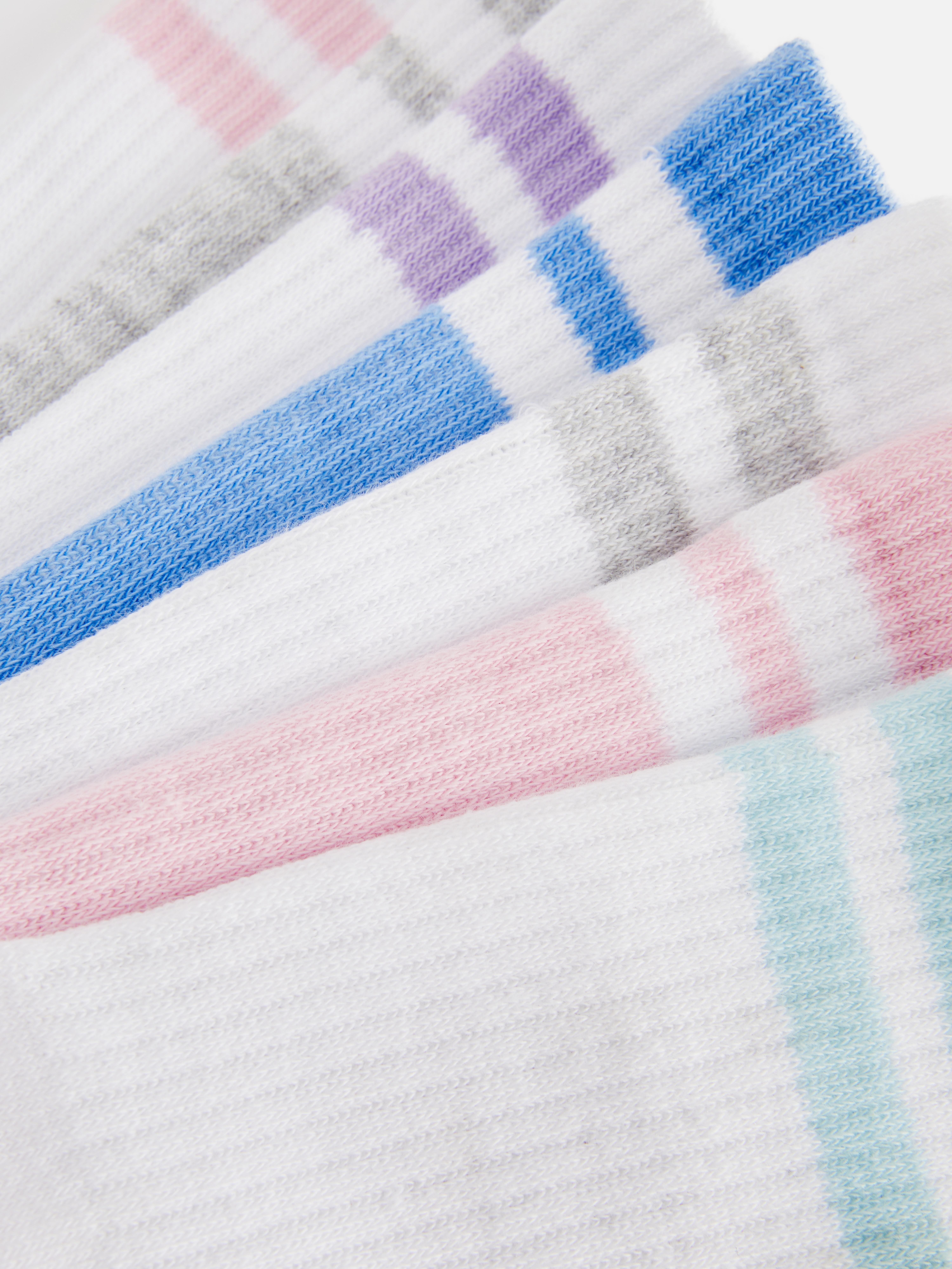 7pk Ribbed Crew Sports Socks