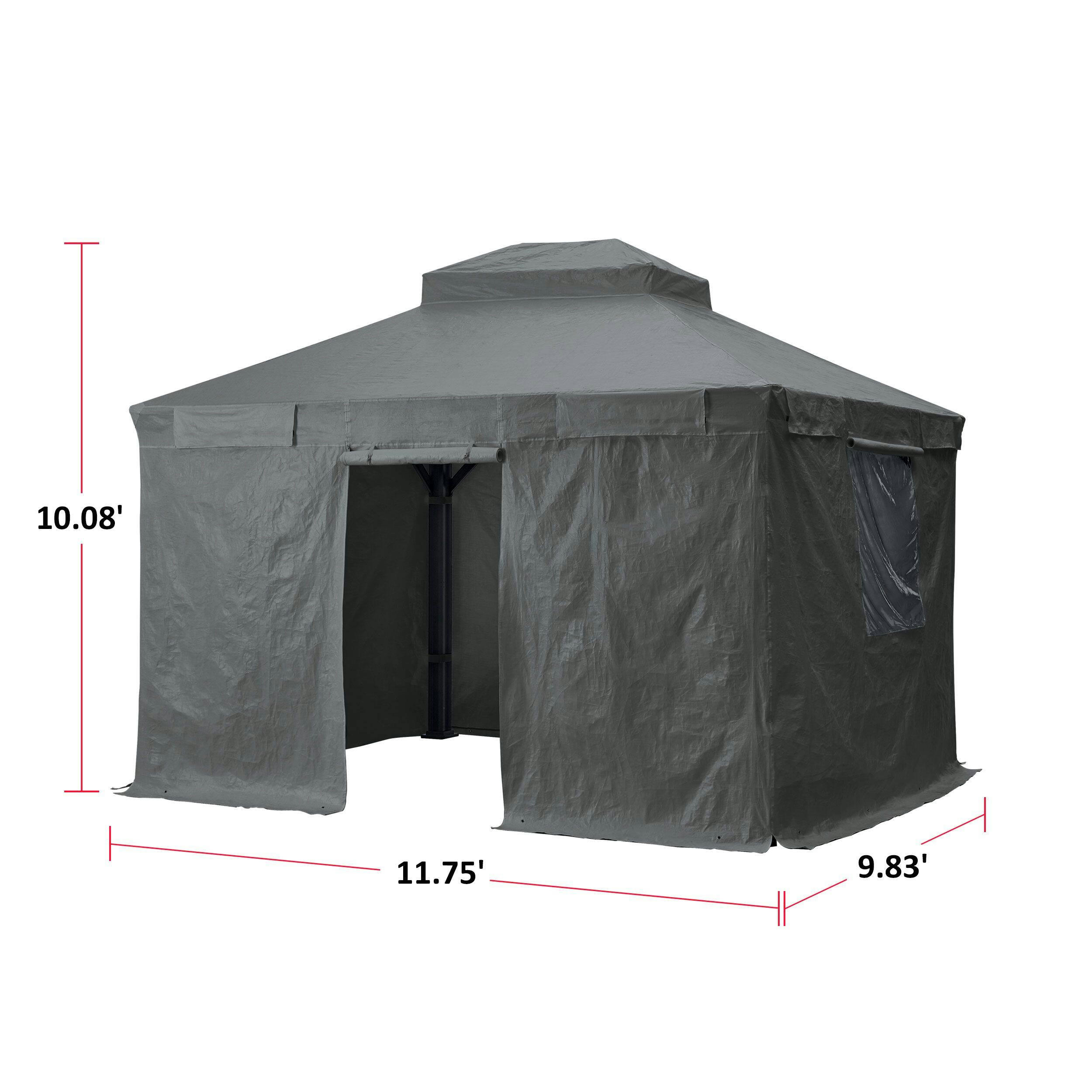 CANVAS Skyline Fabric Outdoor/Patio Gazebo Wintering Kit for Hard-Top Gazebo, 10x12-ft