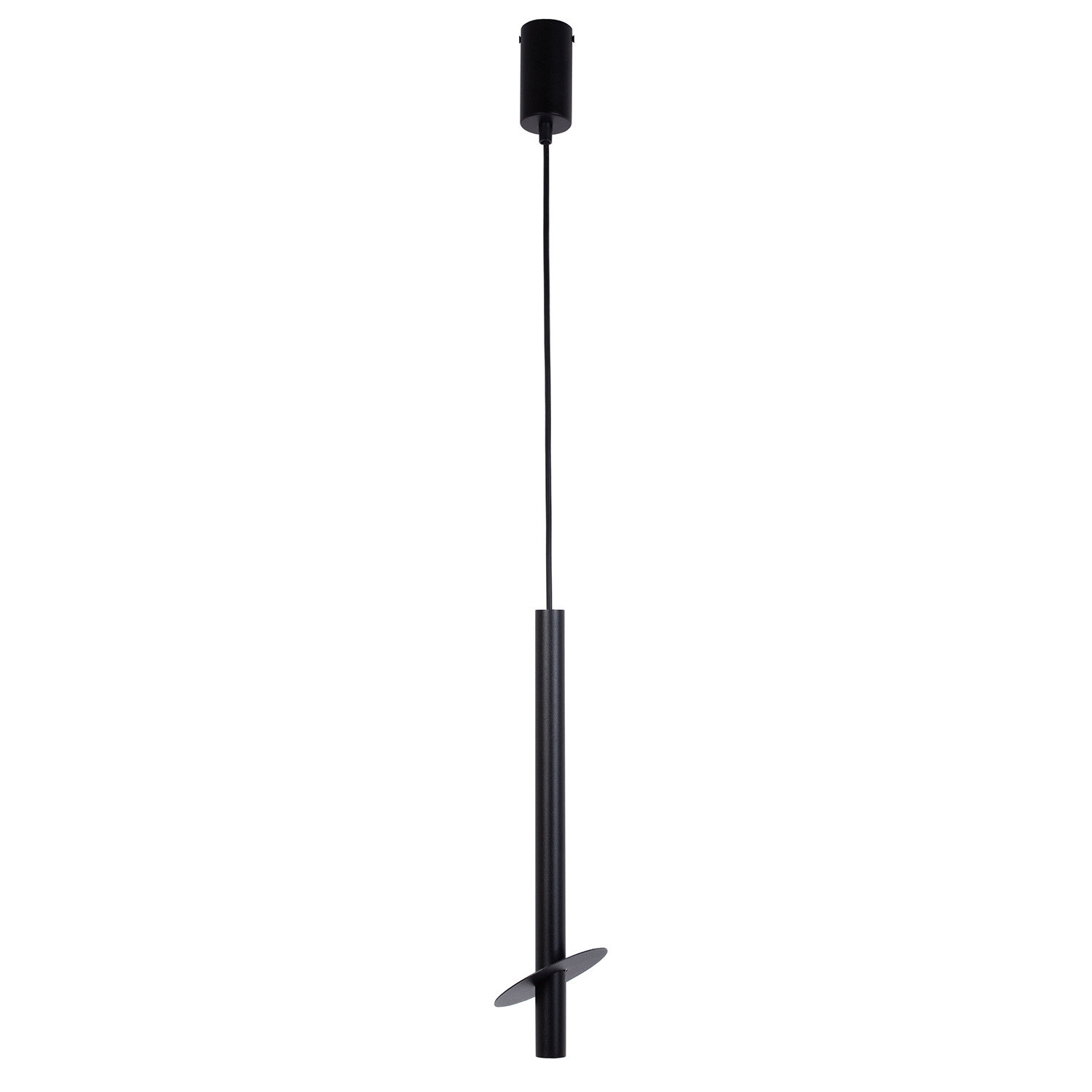 Lampa wisząca czarna SOPEL RING 1xG9x3W wym: 130x10x10 cm Sigma Lighting