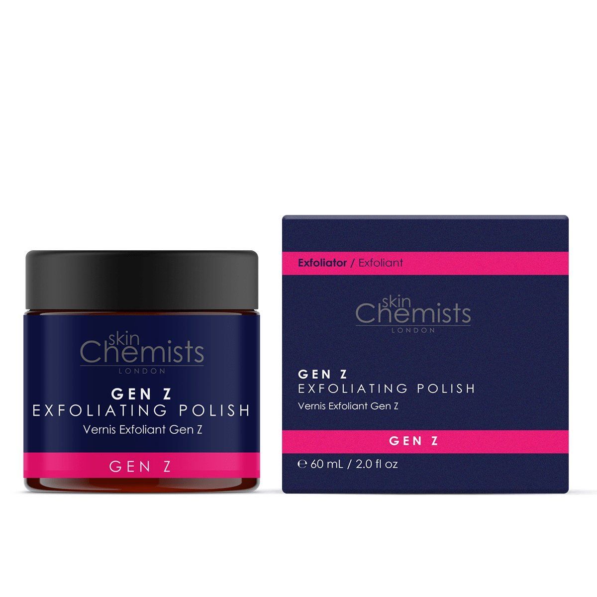 skinChemists professional Gen Z Anti-Ageing Exfoliating Polish 60ml for Smoothing and Anti-Ageing