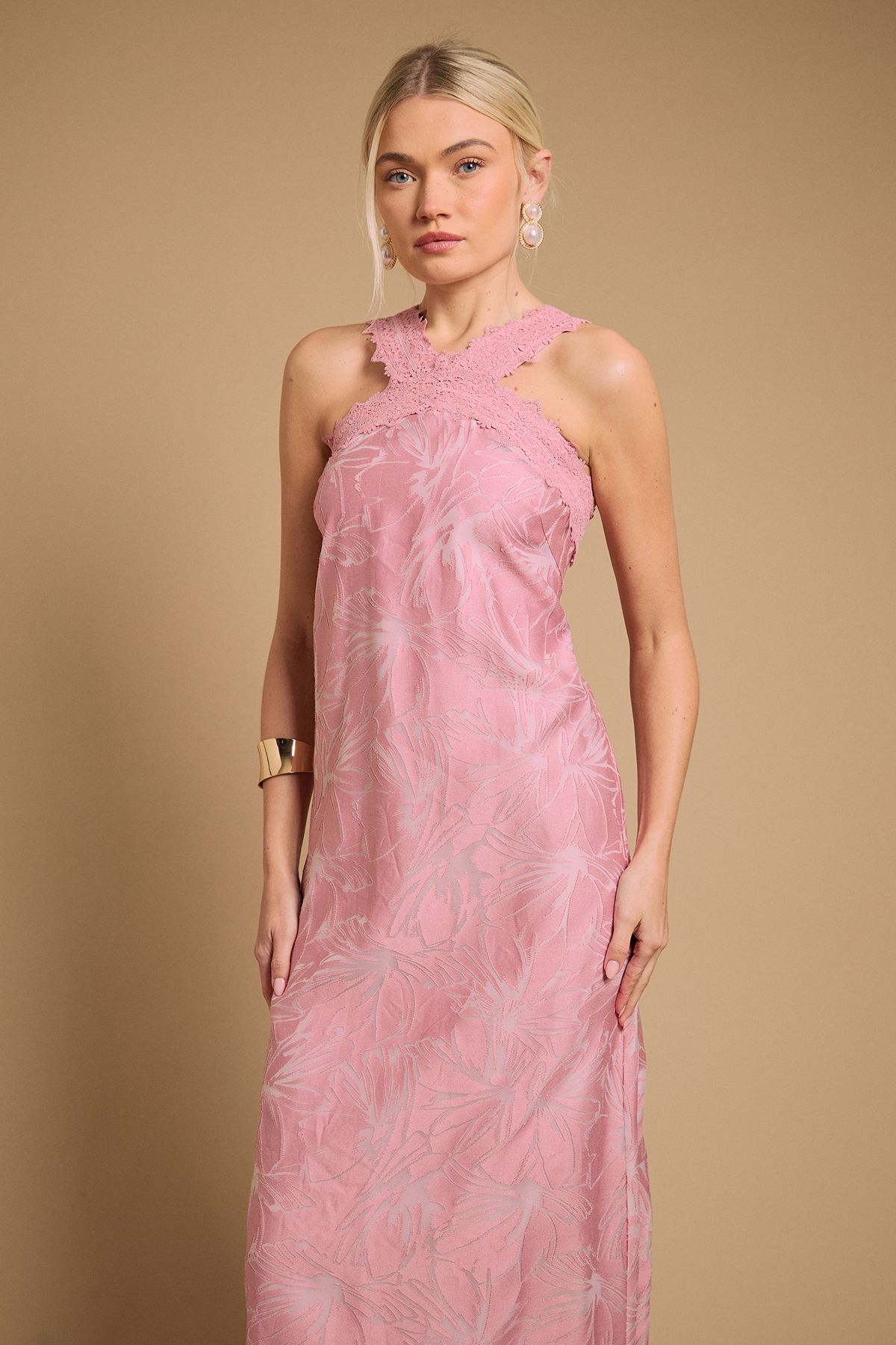 Oasis Halterneck Maxi Dress