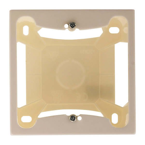 Cadre saillie 80 x 80 x 40 entraxe 60mm - Blanc - Zenitech