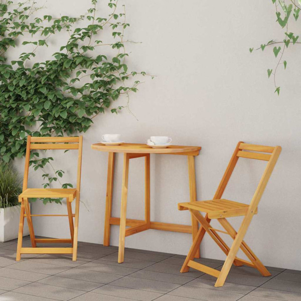 Zestaw Mebli Ogrodowych Bistro Stół Krzesła Drewniany Na Taras Ogród Balkon