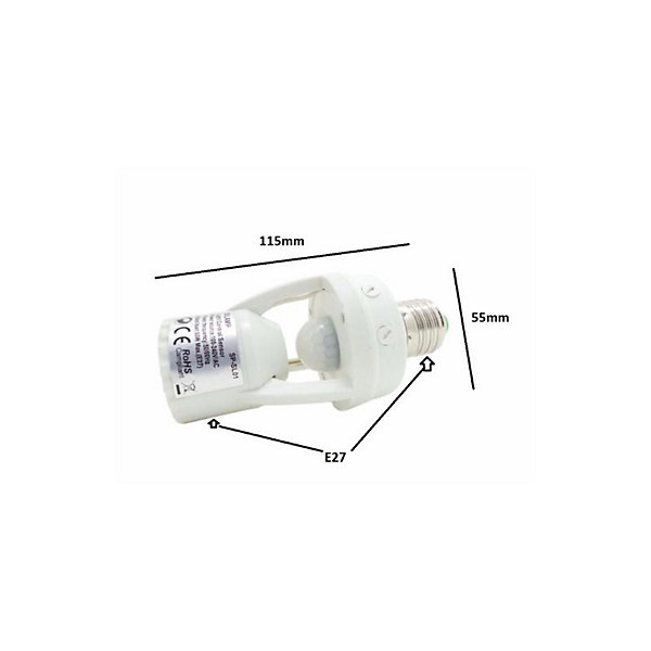 Détecteur de Mouvement 6m 360 degrés 220V - SILAMP