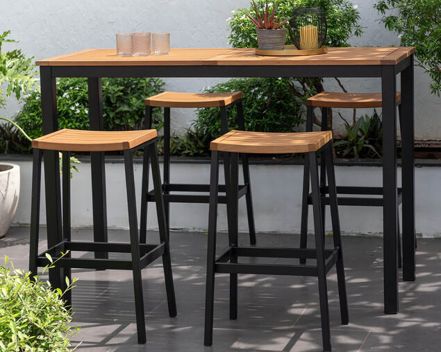 Lynx 5 Piece Timber Bar Setting