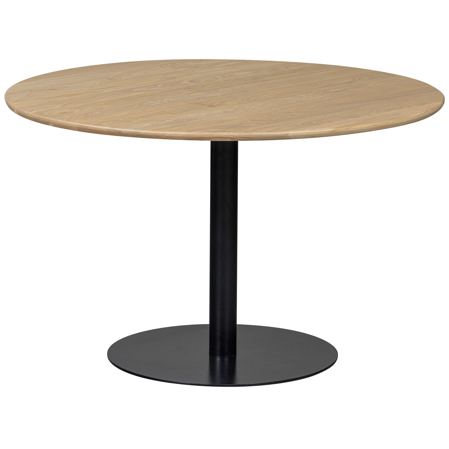 WOOOD eettafel rond vingerlas Tablo - Eiken - Transparant - Ø120