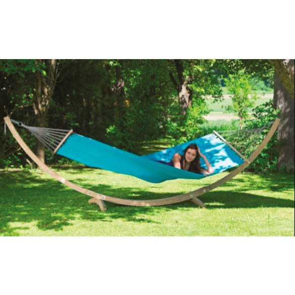 Set Hängematte und Gestell »Miami Set Aqua«, Liegefläche: 220 x 120 cm, blau