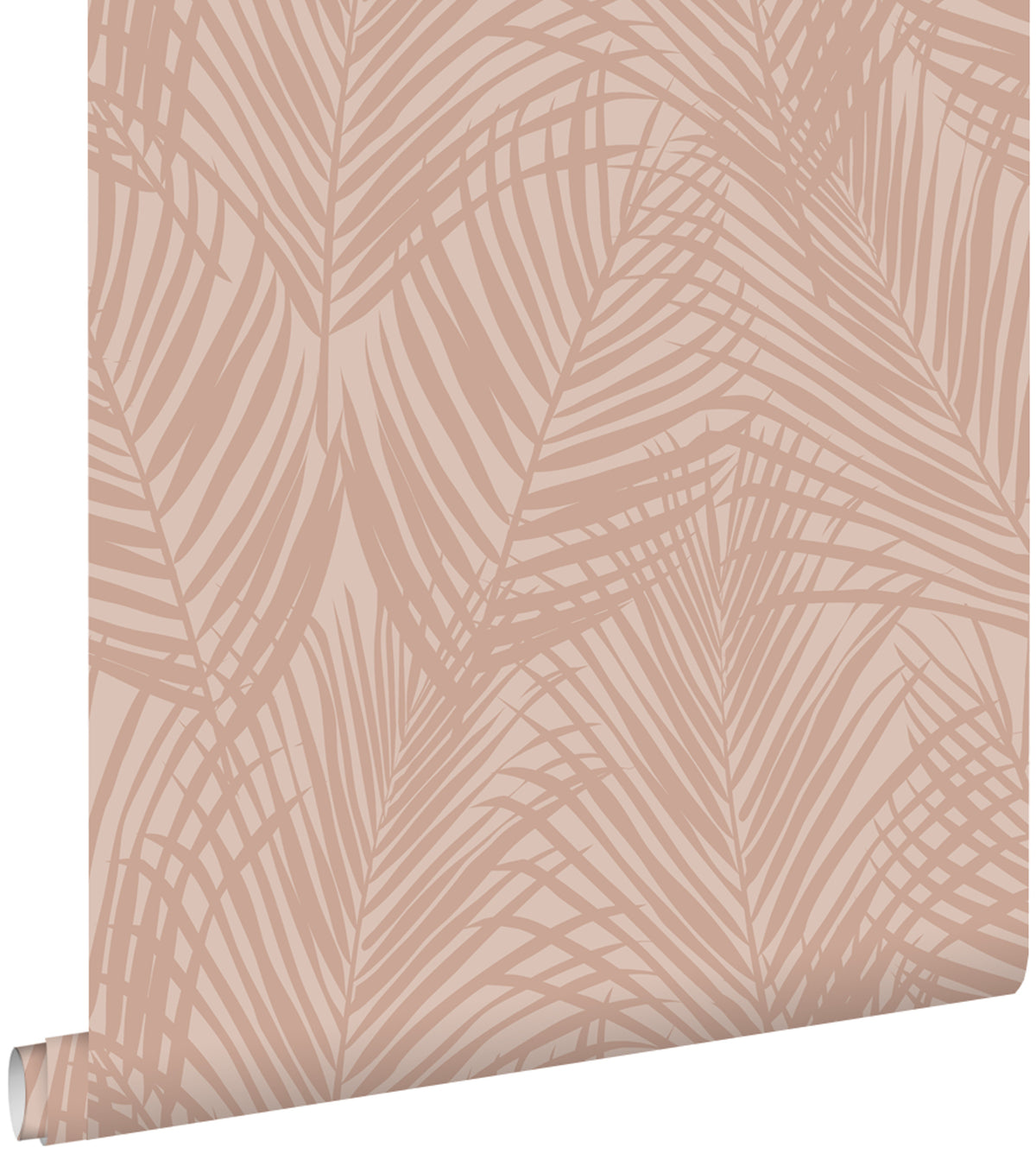 ESTAhome behang palmbladeren zacht roze - 53 cm x 10.05 m - 139432