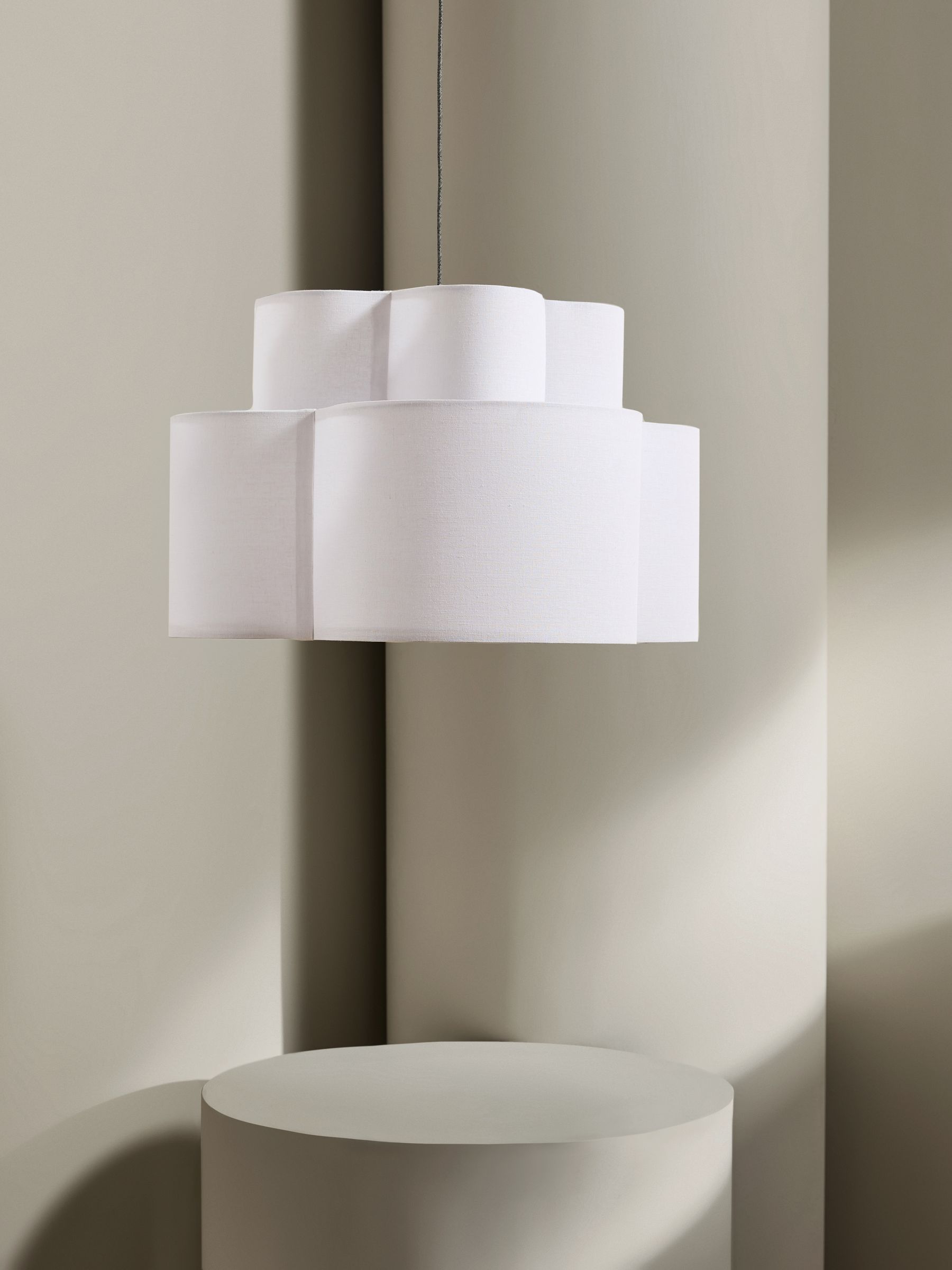 2 Tier Giana Pendant Ceiling Light in White