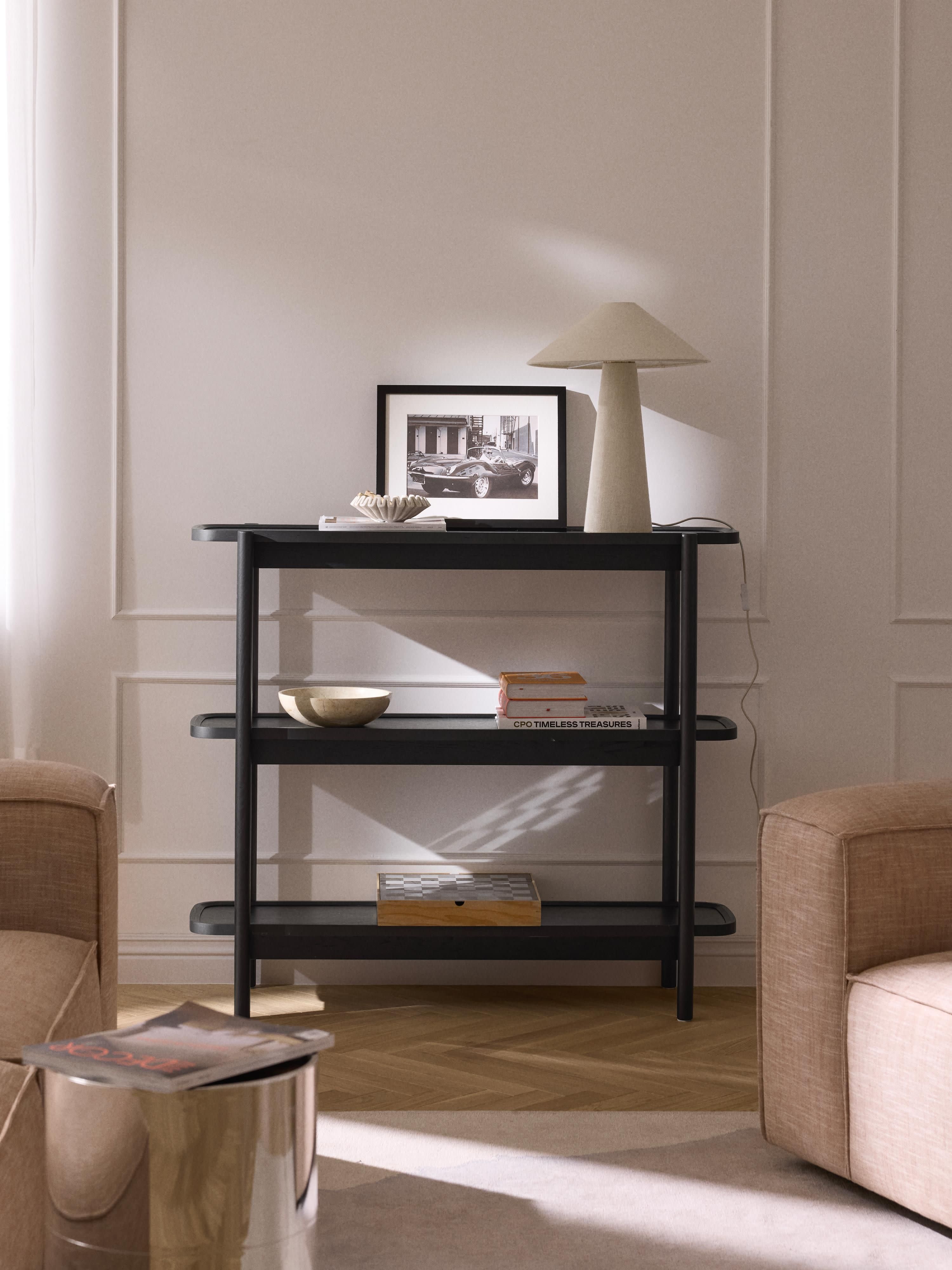 Niedriges Holz-Regal Libby
