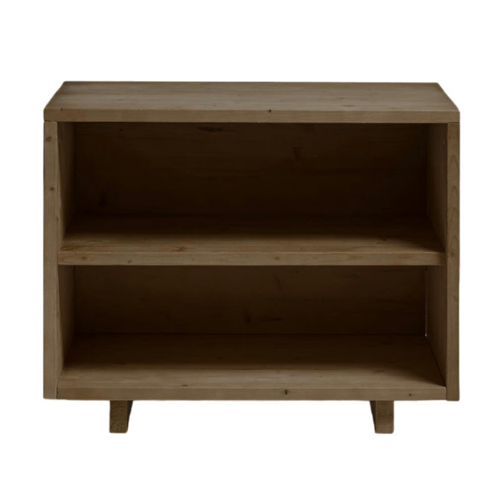 GINA - Table de chevet en bois de sources durables en couleur marron