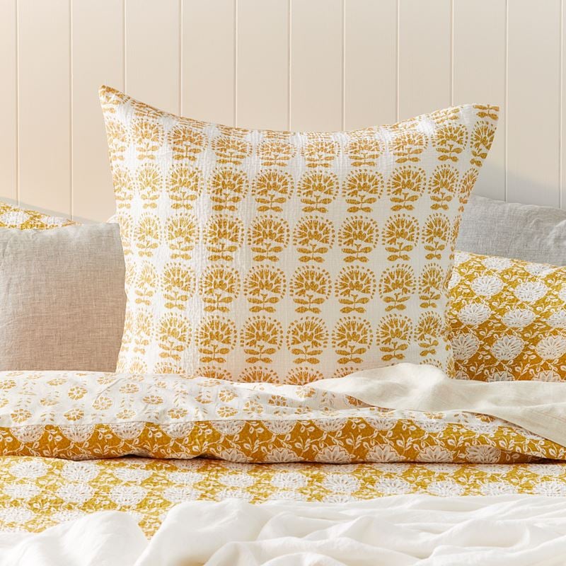 Ishani Mustard Quilt Cover Separates