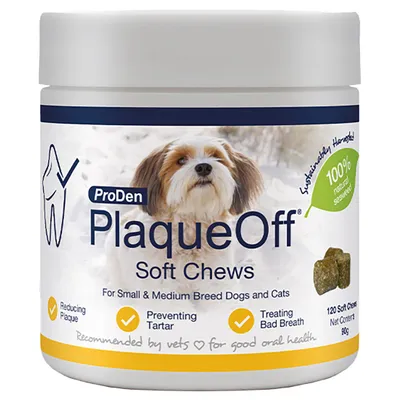 ProDen PlaqueOff Soft Chews for Small & Medium Dogs