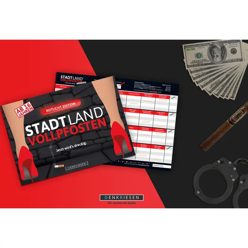 Party-Spiel Stadt Land Vollpfosten