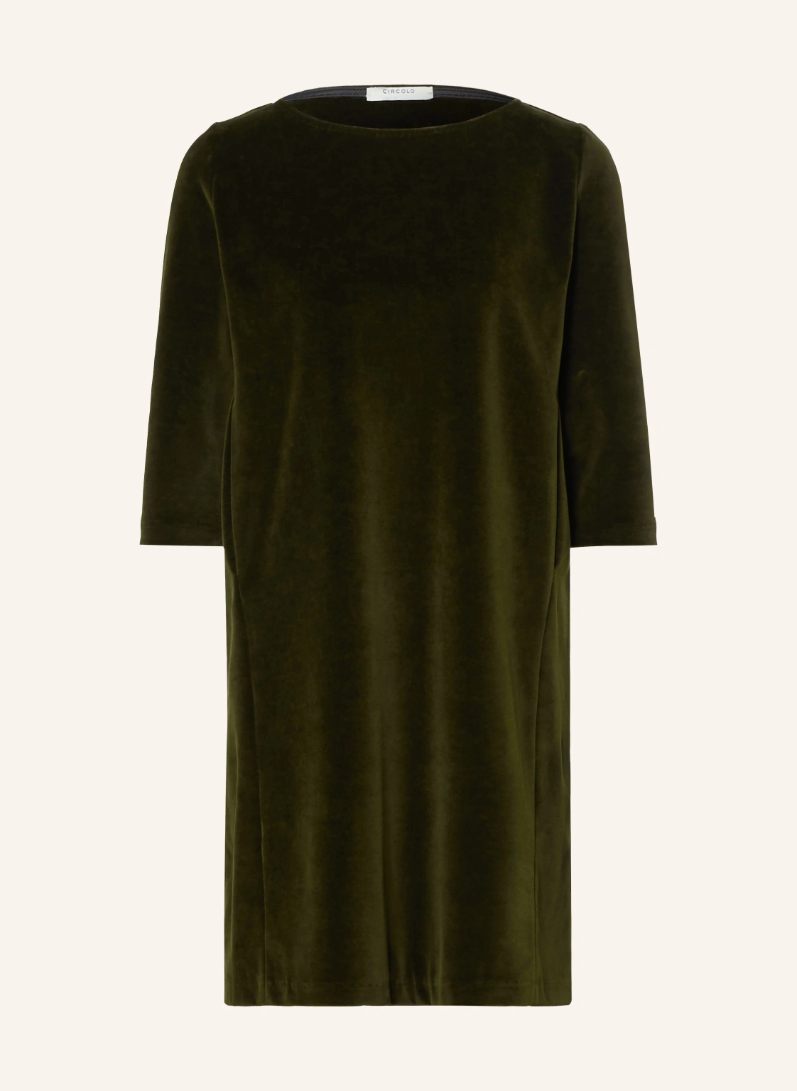 CIRCOLO 1901 Samtkleid mit 3/4-Arm
