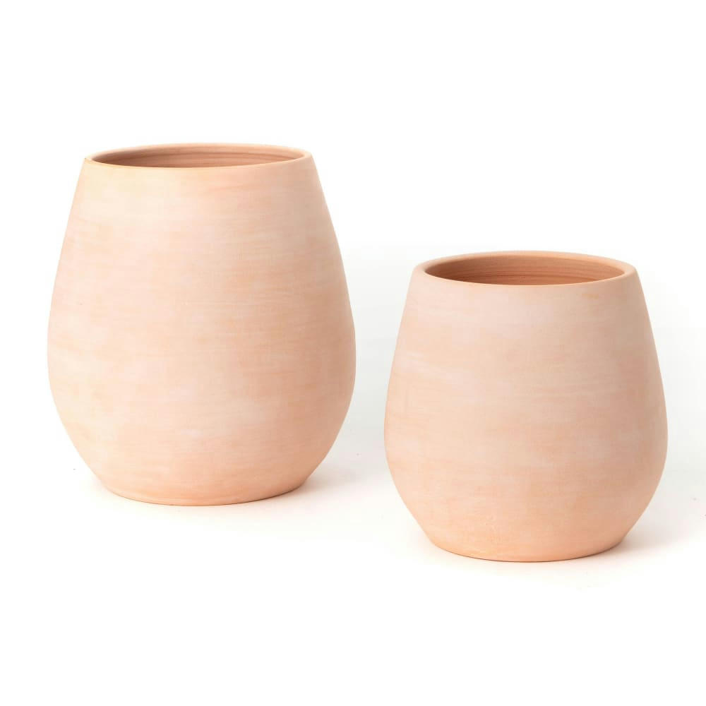 TABARCA - Cache-pot   33 cm en terre cuite  marron