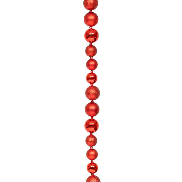 Guirlande boules 2m rouge - Atmosphera