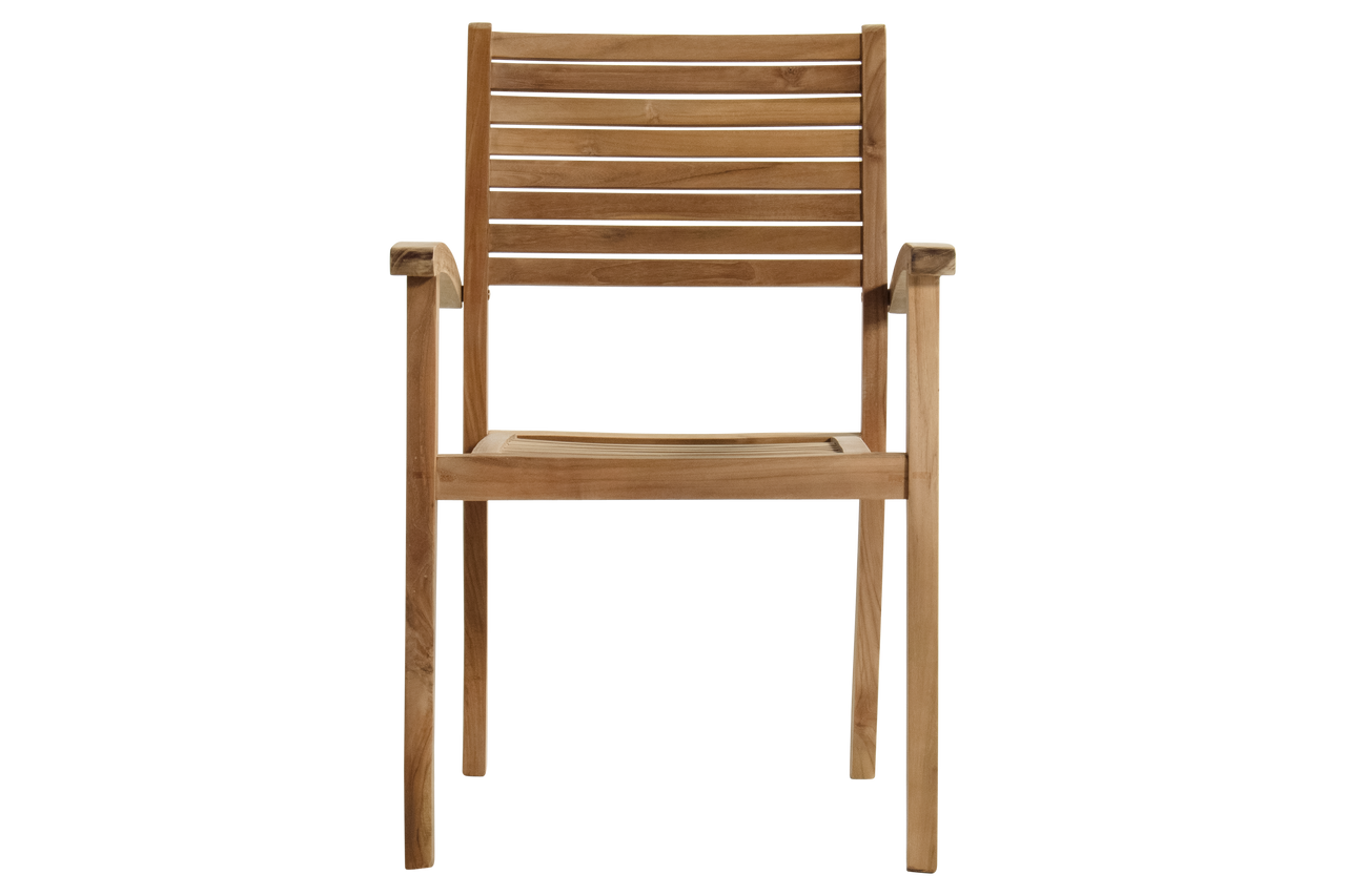 Hartman Tuinstoel Sunderland - Teak Naturel - 60x60x90cm