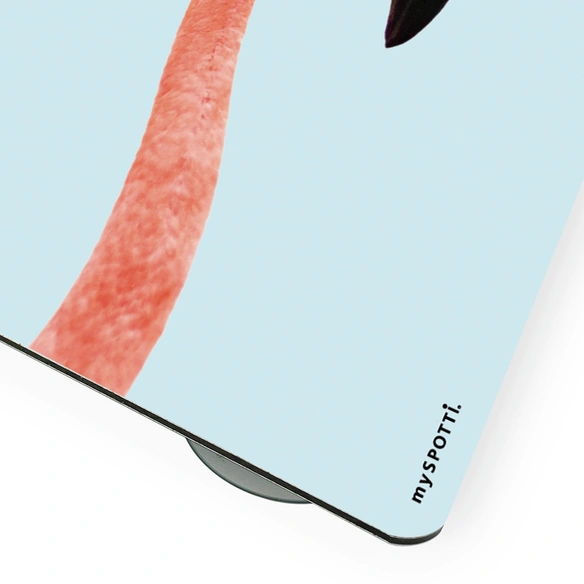 Mini-Spritzschutz »Flamingo aque«, Aluverbund, Flamingo