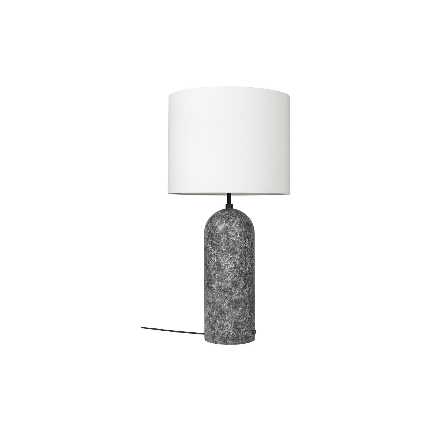 Gravity XL Floor Lamp, grey marble/white
