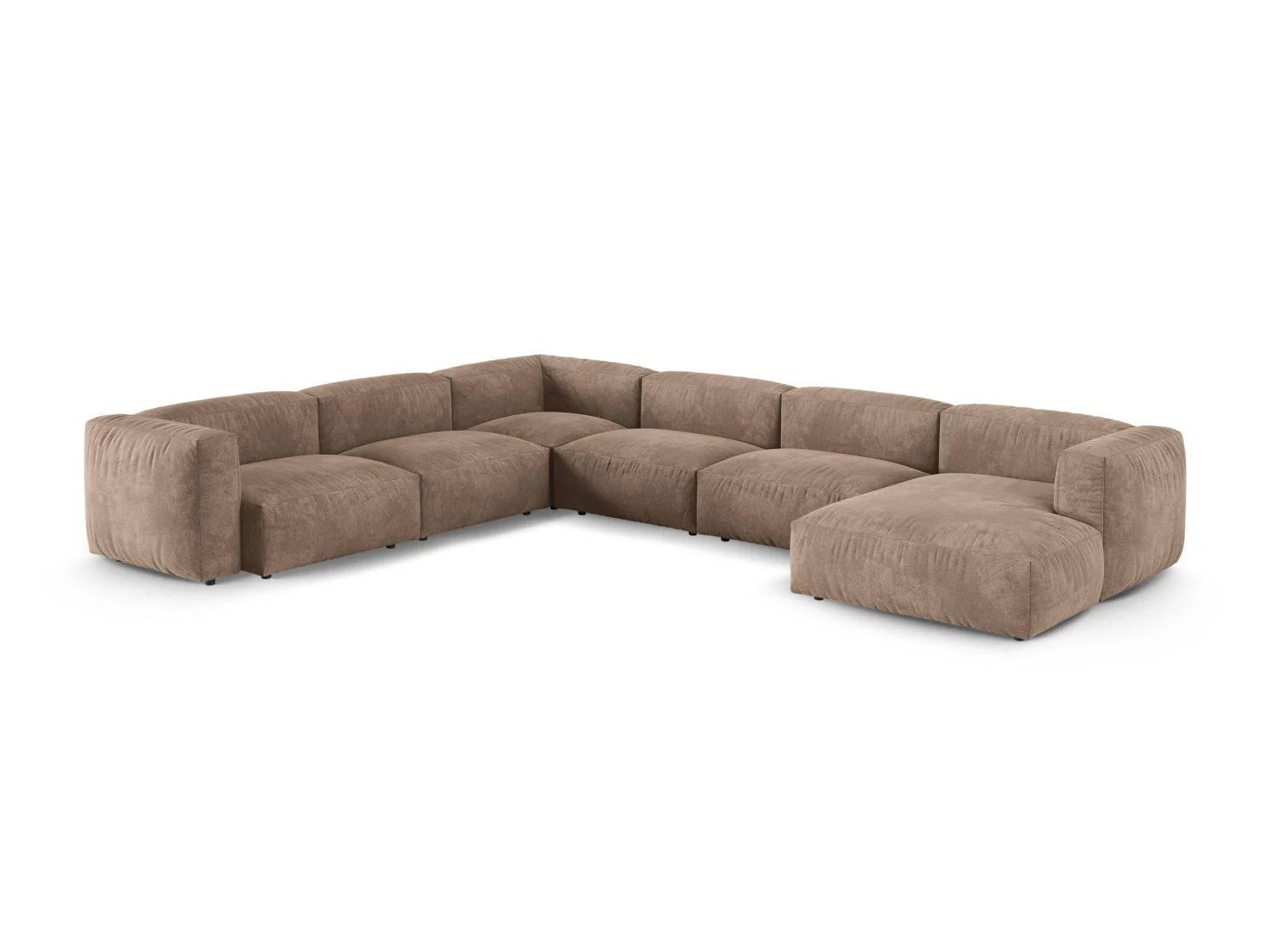 Modulaire hoekbank Martina links velvet
