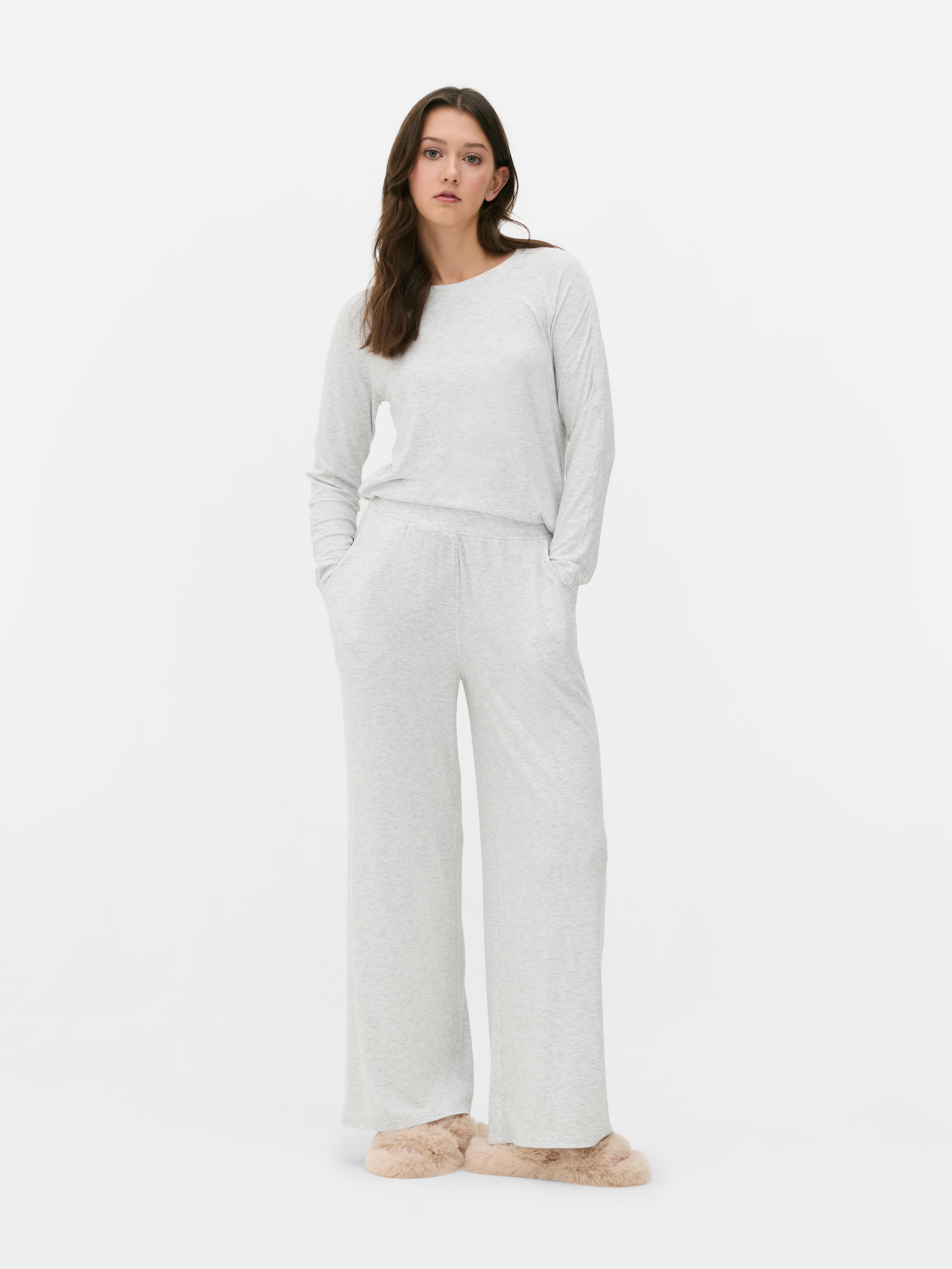Adaptive Ribbed Pajama Pants
