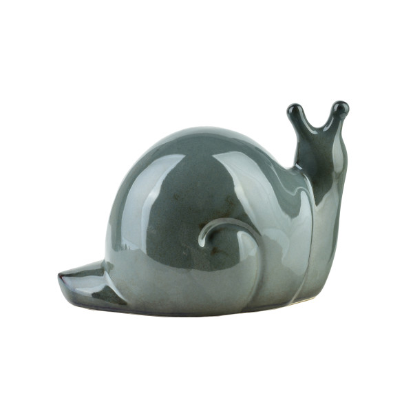 MAVE BLUE Figura ślimak ceramiczny 19x11x11cm