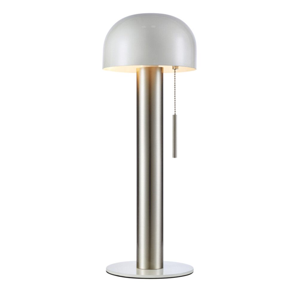 BORDLAMPE MARKSLÖJD  COSTA 1L STÅL/HVIT
