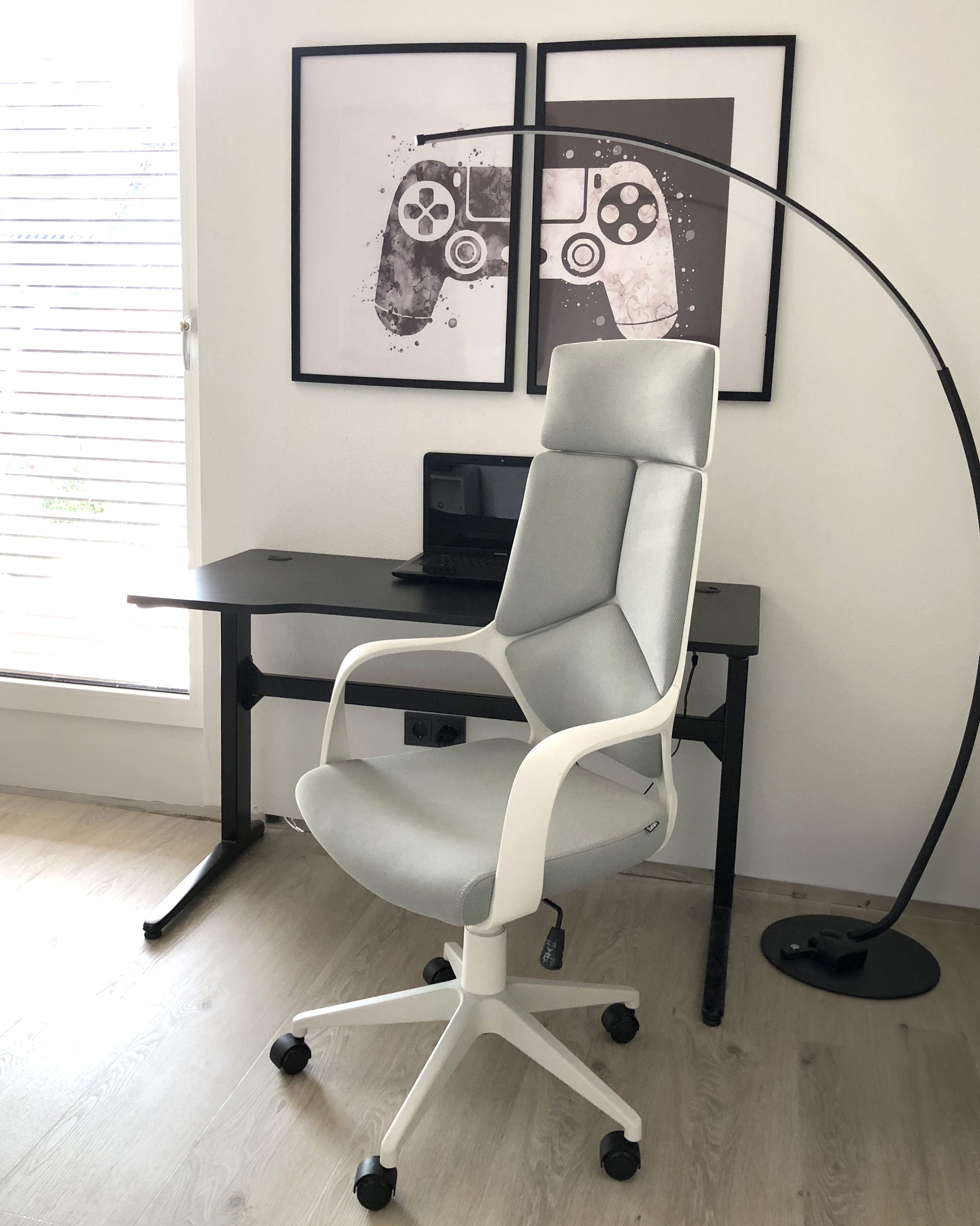 Office Chair DELIGHT Light Grey