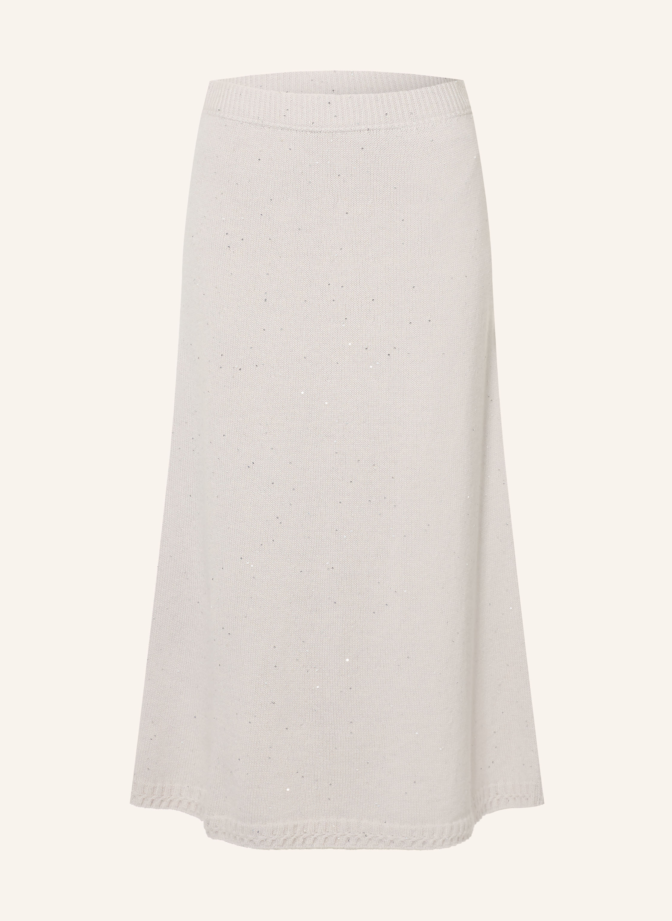 MARC CAIN Strickrock mit Cashmere und Pailletten