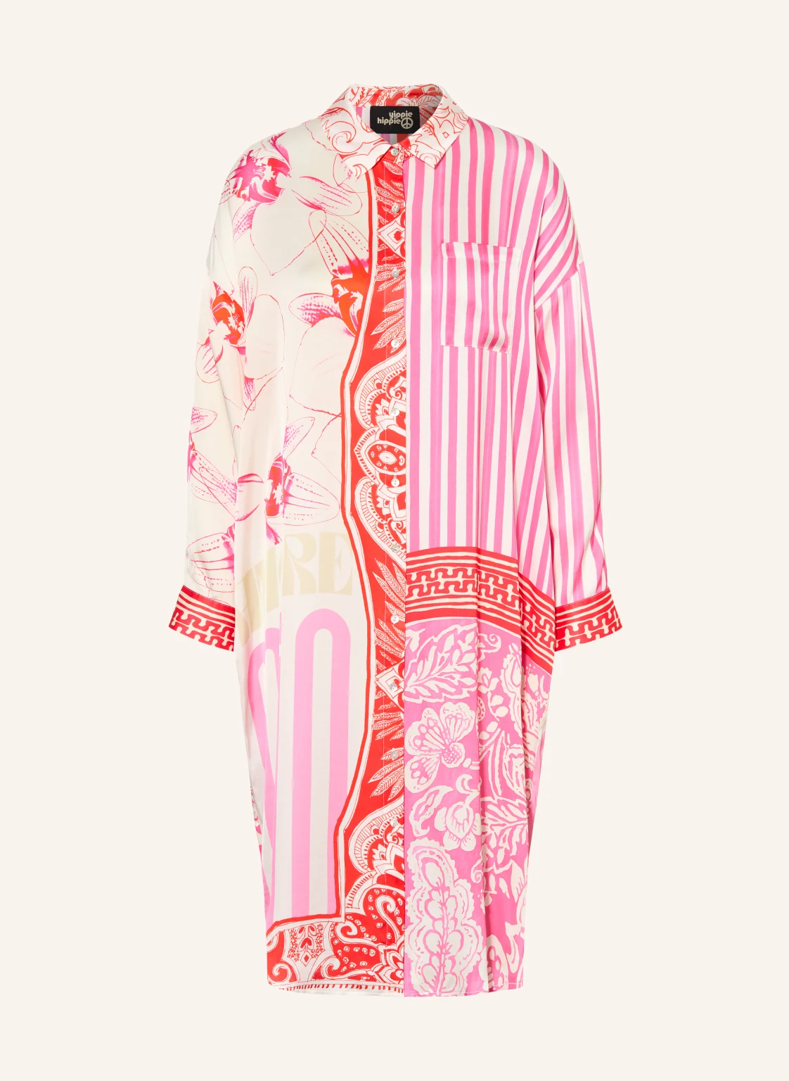 yippie hippie Hemdblusenkleid