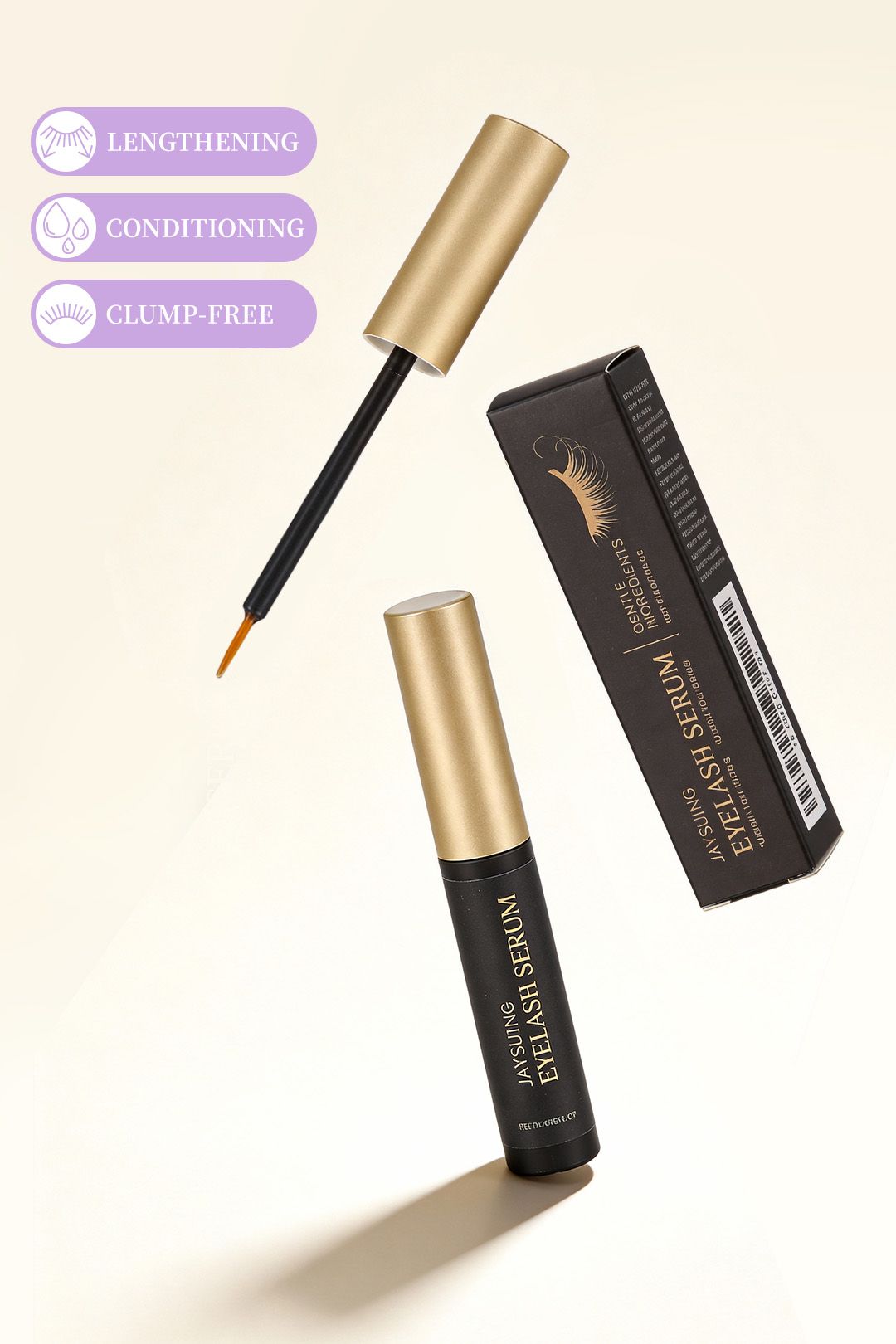 SHEONLY 3ml Eyelash Serum for Healthier, Fuller-Looking Lashes