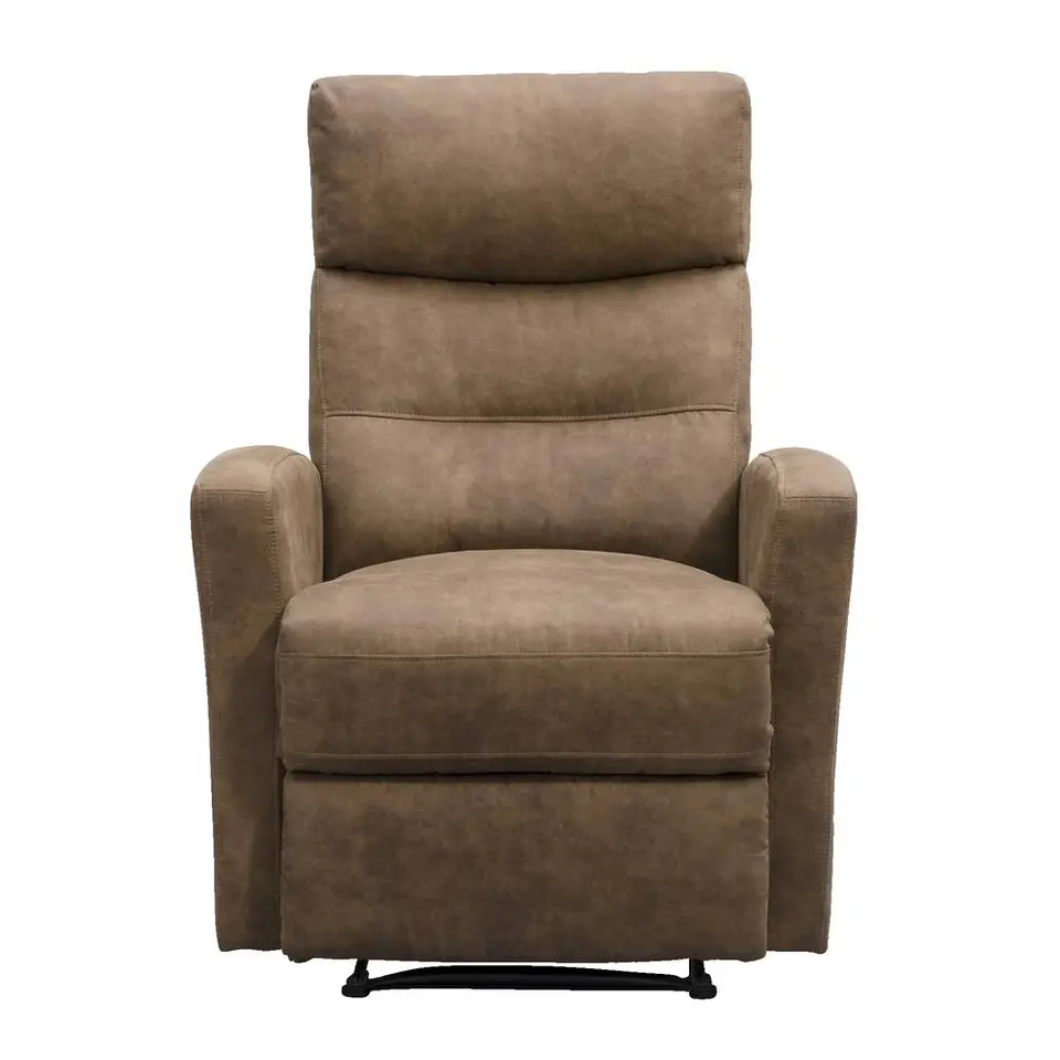 Relaxfauteuil Jackson - stof - lichtbruin