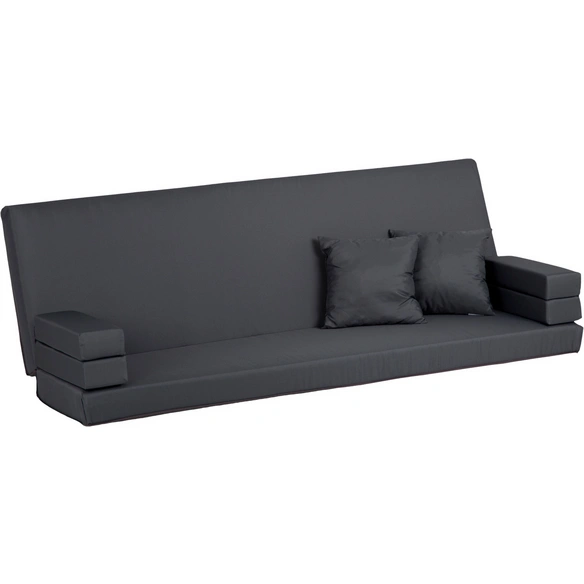 Kissen-Set »Star«, anthrazit, 183x57x10cm