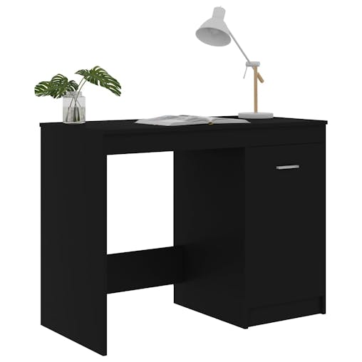 NNEVL Desk Black 100x50x76 cm Chipboard