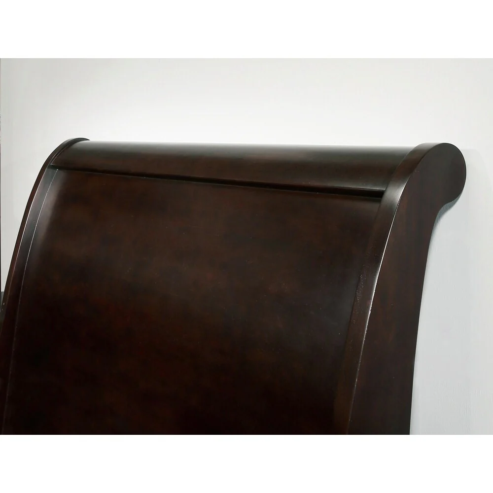 Abbyson Kingston 5-piece Espresso Sleigh California King-size Bedroom Set