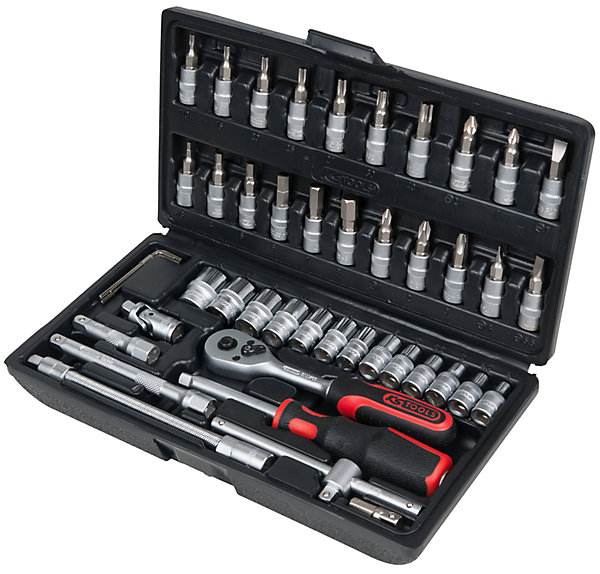 KS Tools - 911.0646 - Coffret de douilles et accessoires 1/4