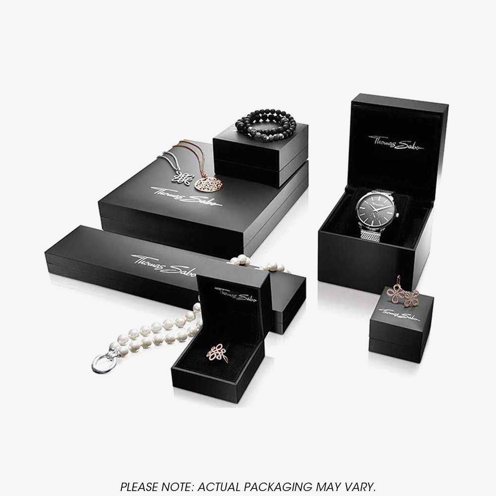 THOMAS SABO Stone Set Open Heart Stud Earrings H1945-051-14